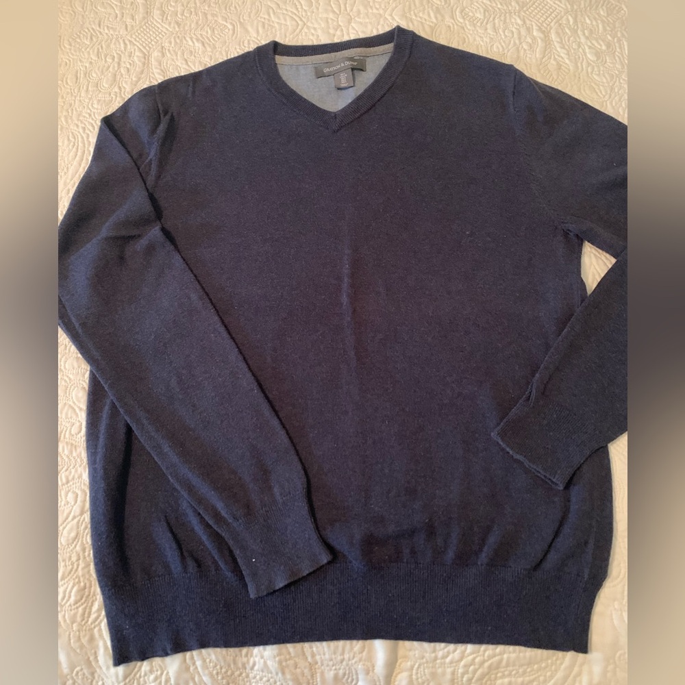 Men’s L/S cotton sweater Size L . Greyson and Dunn